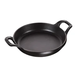 Molde para horno de hierro fundido Staub redondo Ø16 cm, Negro