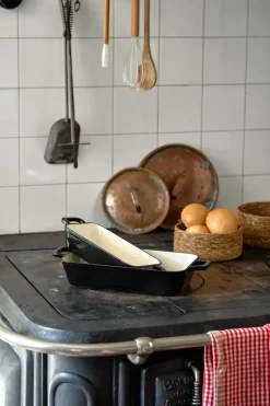 Molde para horno de hierro fundido Nordwik, 33x22 cm, Negro
