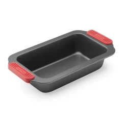 Molde rectangular antiadherente Lékué, Rojo