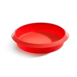 Molde redondo Lékué de silicona 20 cm, Rojo