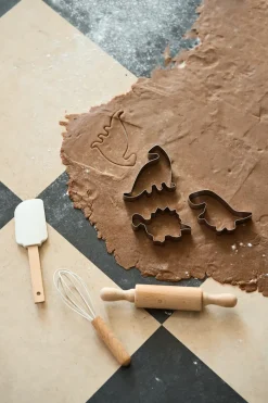 Moldes de galletas de dinosaurio Nordwik, 3 piezas, Acero inoxidable