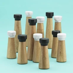 Molinillo de pimienta Craft roble-mármol negro, pequeño