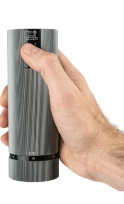 Molinillo de sal y pimienta Line Z DUO Electric 2 piezas, Aluminium-carbon