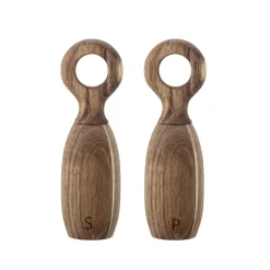 Molinillo de sal y pimienta Bloomingville madera, 21 cm