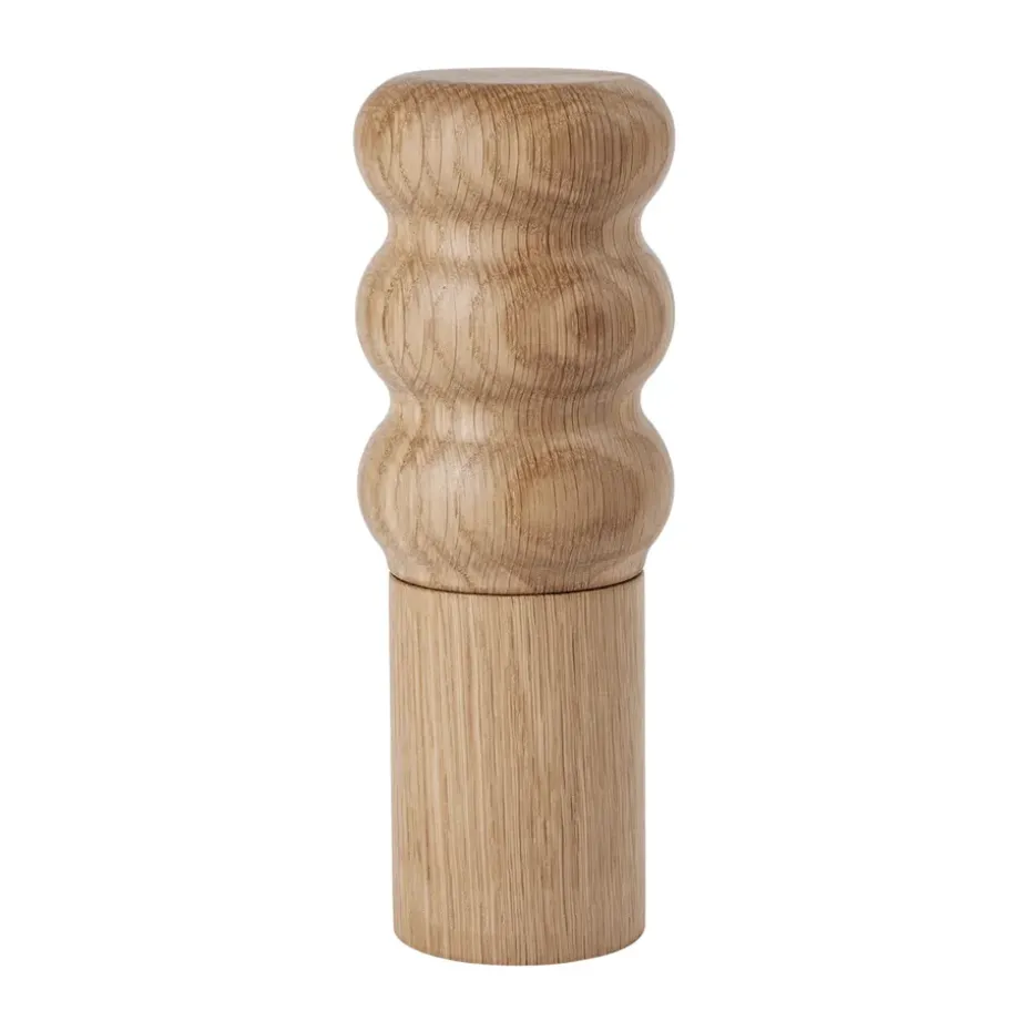 Molino de sal y pimienta Edgar 20 cm, Natural-roble aceitado