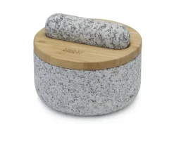 Mortero Dash Ø15,5 cm, Bambú de granito