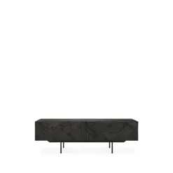 Mueble multimedia Graphic, Black 162 cm