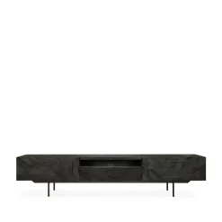 Mueble multimedia Graphic, Black 242 cm
