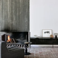Mueble multimedia Tabwa , Teca negra 51x160 cm