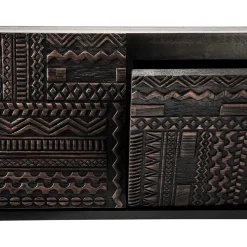 Mueble multimedia Tabwa , Teca negra 51x160 cm