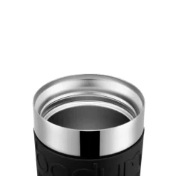 Mug de viaje con émbolo Travel Press, negro