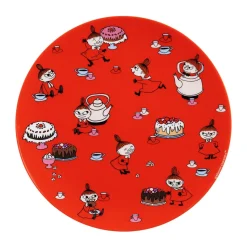 Mumin Lilla My plato llano Ø19,8 cm, Rojo