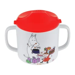 Mumin Lilla My taza con boquilla 20 cl, Rojo