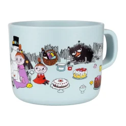 Mumin Picknick taza 25 cl, Azul claro