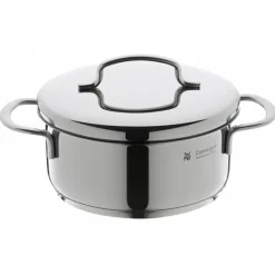Olla con tapa Mini baja 14 cm, acero inoxidable