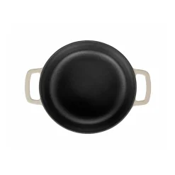 Olla de hierro fundido esmaltada Combekk Enameled Ø28 cm , Pomo sand-gold