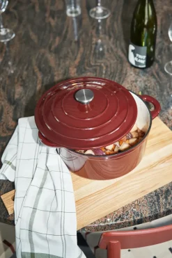 Olla de hierro fundido Nordwik redonda 5 l, Burdeos