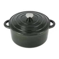 Olla de hierro fundido Nordwik redonda 5 l, Verde