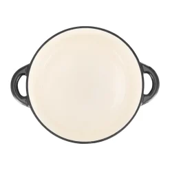 Olla de hierro fundido Nordwik redonda 5 l, Negro-plateado