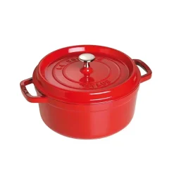 Olla de hierro fundido Staub redonda 5,2 l, rojo