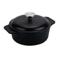Olla de hierro fundido Victoria, previamente curada, 1,9 L