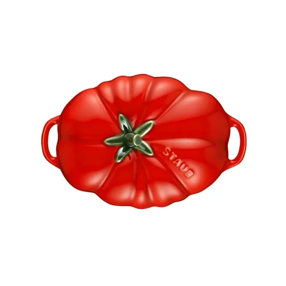 Olla de tomate de gres Staub 0,5 l, rojo