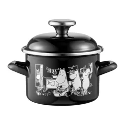 Olla esmaltada Mumin con tapa alta 1,5 L, Cocina