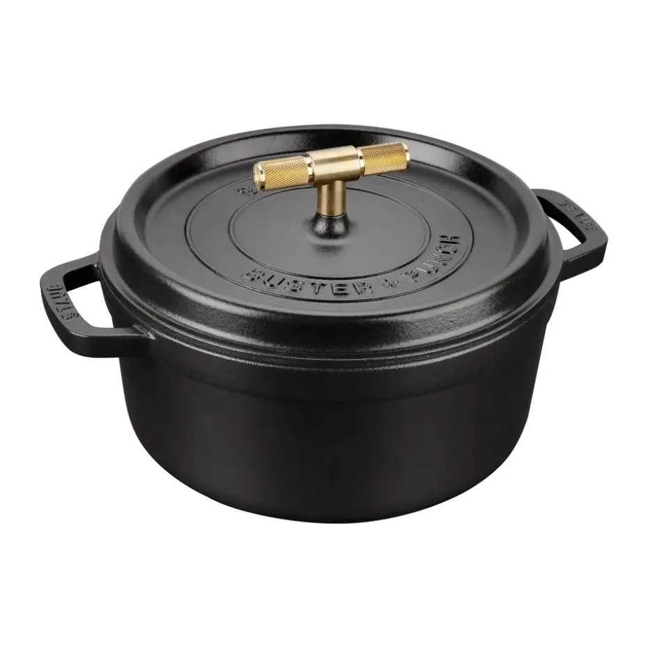 Olla hierro fundido Buster & Punch latón, 3,8 L