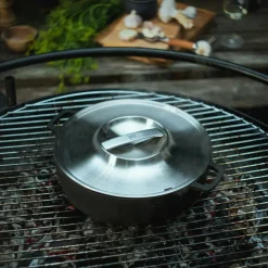 Olla Norden Grill Chef hierro fundido-acero inoxidable, Ø30 cm