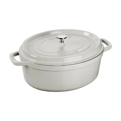 Olla ovalada Staub White Truffle, 2,35 l