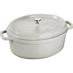 Olla ovalada Staub White Truffle, 5,5 l