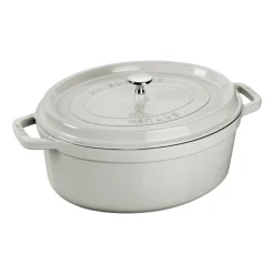 Olla ovalada Staub White Truffle, 3,2 l