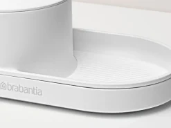 Organizador de fregadero SinkStyle, set de 2 piezas, Mineral Fresh White