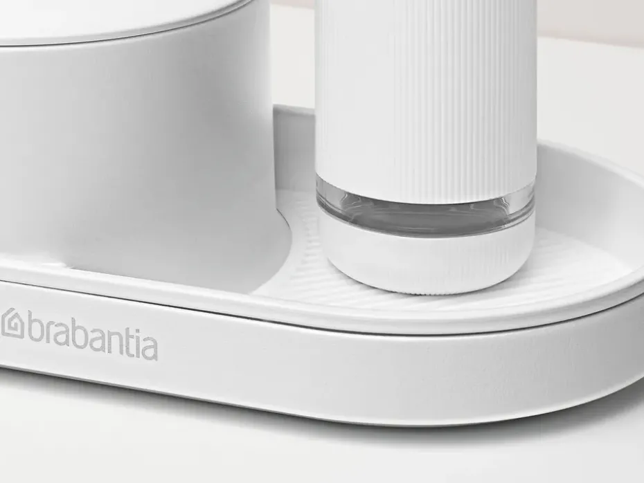 Organizador de fregadero SinkStyle, set de 4 piezas, Mineral Fresh White