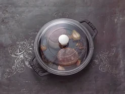 Paella de hierro fundido Staub con 2 asas negra, Ø20 cm