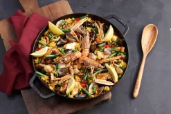Paella de hierro fundido Staub con 2 asas negra, Ø26 cm