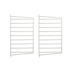 Panel de pared String, Beige, 50x30 cm, paquete de 2