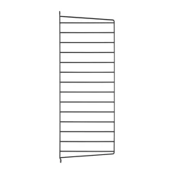 Panel de pared String, Negro, 75x30 cm, paquete de 1