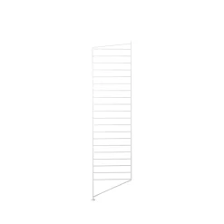 Panel de suelo String, Blanco, 115x30 cm, paquete de 1