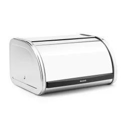 Panera Roll Top pequeña, acero brillante