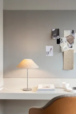 Pantalla de lámpara Basic flat Ø30 cm, Natural