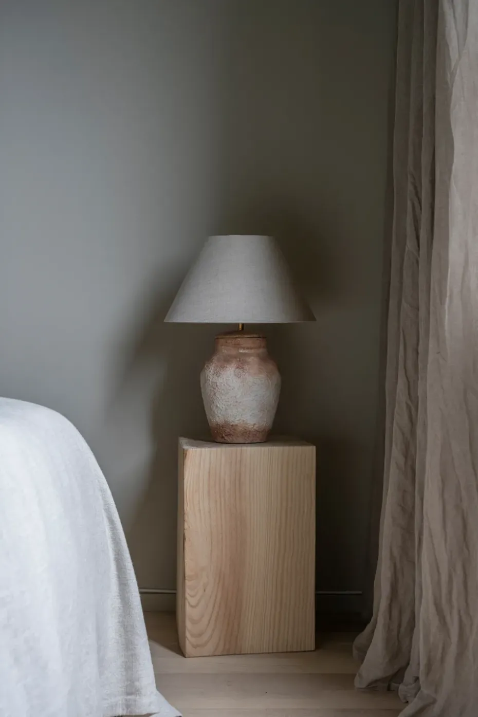 Pantalla de lámpara Basic wide Ø30 cm, Natural