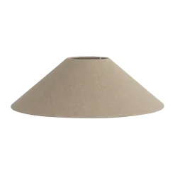 Pantalla de lámpara Basic flat Ø36 cm, Natural