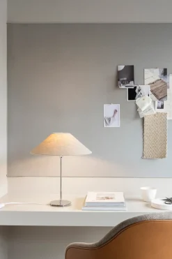 Pantalla de lámpara Basic flat Ø36 cm, Natural