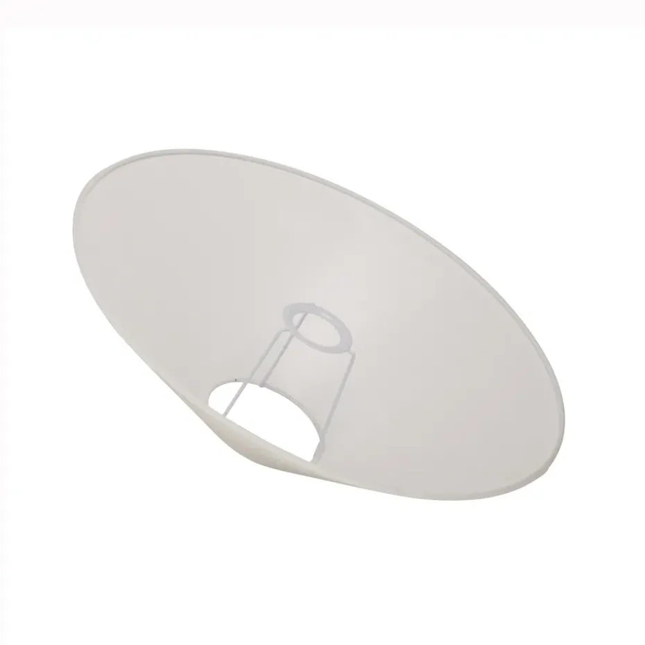 Pantalla de lámpara Basic flat Ø42 cm, White