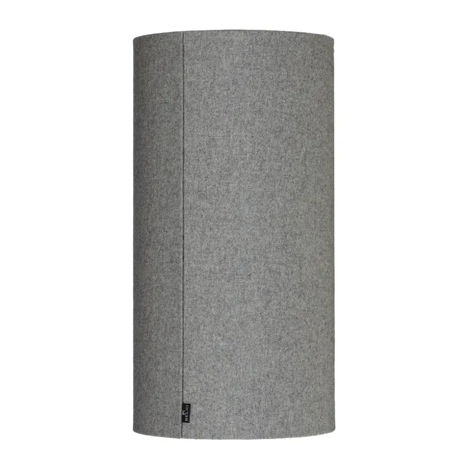 Pantalla de lámpara Bender lana Ø27 cm, gris