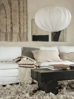 Pantalla de lámpara Boll 65 linen, White