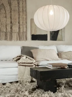 Pantalla de lámpara Boll 65 linen, White