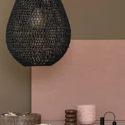 Pantalla de lámpara Buster Ø45 cm, negro