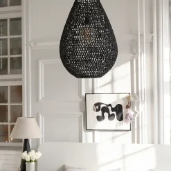 Pantalla de lámpara Buster Ø45 cm, negro